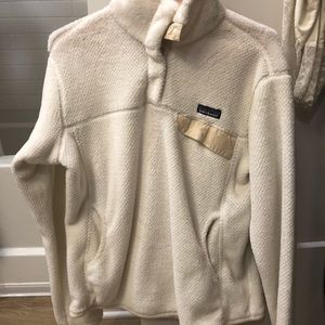 WHITE Patagonia pullover! Worn twice. Women’s L!